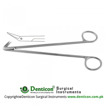 Diethrich-Potts Vascular Scissor Angled 25° - Standard Blade Stainless Steel, 18 cm - 7"